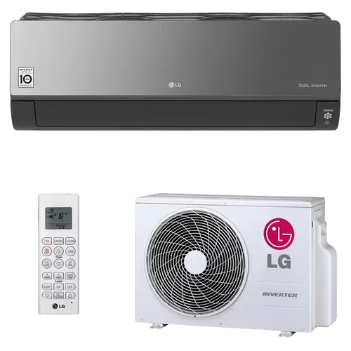 LG AC12BK ART COOL Mirror oldalfali split klíma csomag 3,5 kW, beépített Wi-Fi